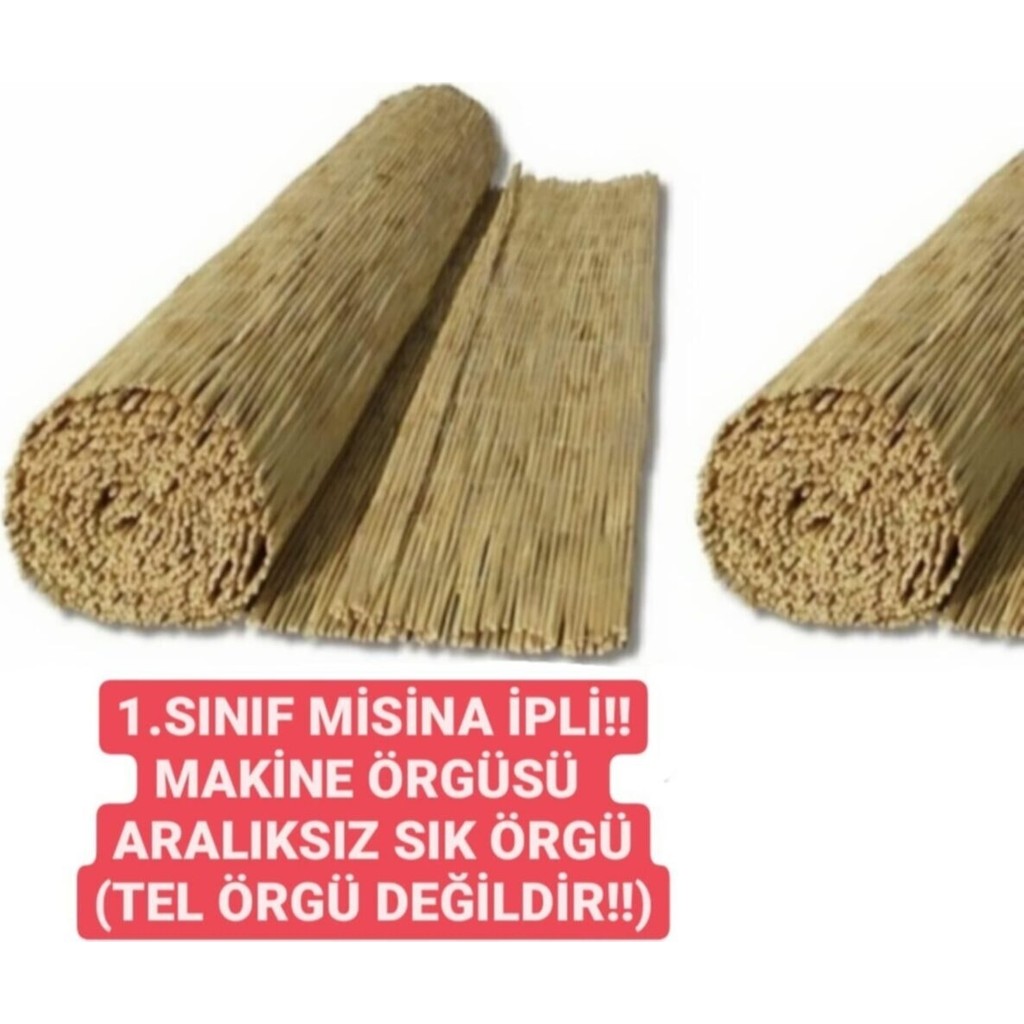 Tunalar Bambu Çit Kamış Çit Hasır Çit 2x4,5 Metre Eni 2 Metre Uzunluk 4,5 Metre - 2x4,5 Metre Diğer Fiyatı