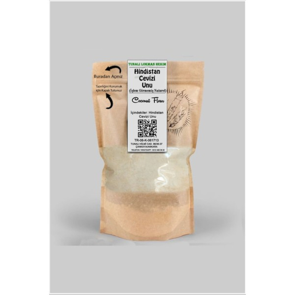 Tunalı Lokman Hekim Hindistan Cevizi Unu (Coconut Flour) 100  gr - 250 gr Oto Boyaları Fiyatı