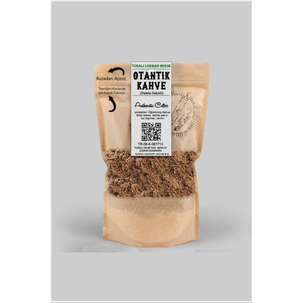 Tunalı Lokman Hekim Otantik Kahve (Damla Sakızlı) 170 gr - Moka Pot Kahve Fiyatı