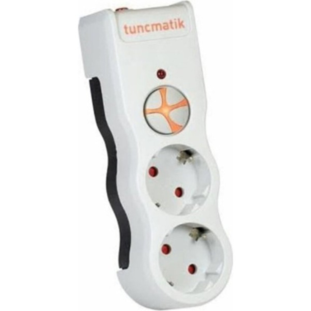 Tunçmatik Akım Koruma Prizi Powersurge 2'li Beyaz 525T Prizler Fiyatı