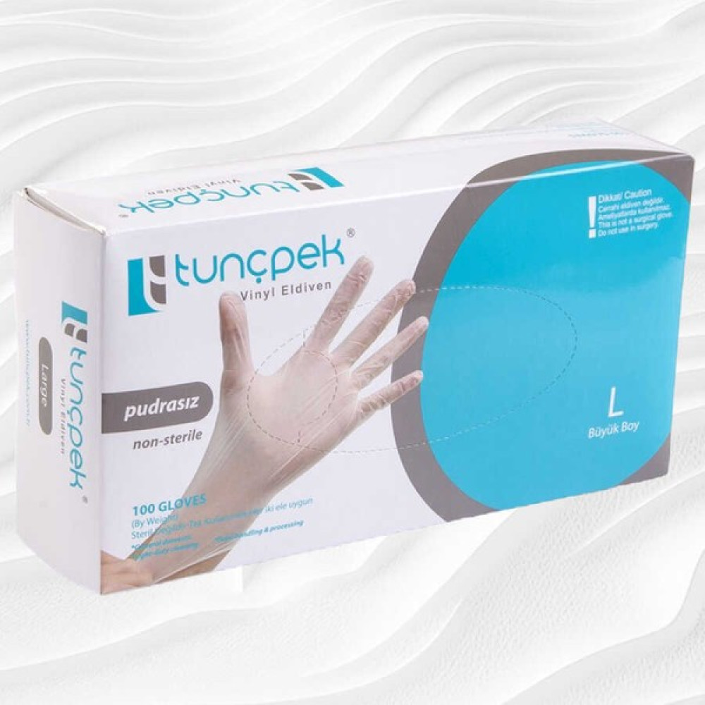 Tunçpek Tunçpek Eldiven Pudrasız Vinil L Diğer Fiyatı