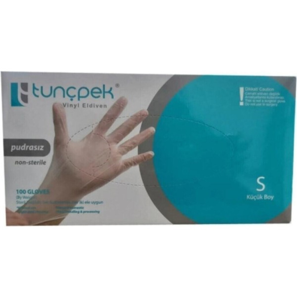 Tunçpek Vinil Eldiven Pudrasız Kokusuz Şeffaf Small 100 Gl Vinyl 03 Oto Boyaları Fiyatı