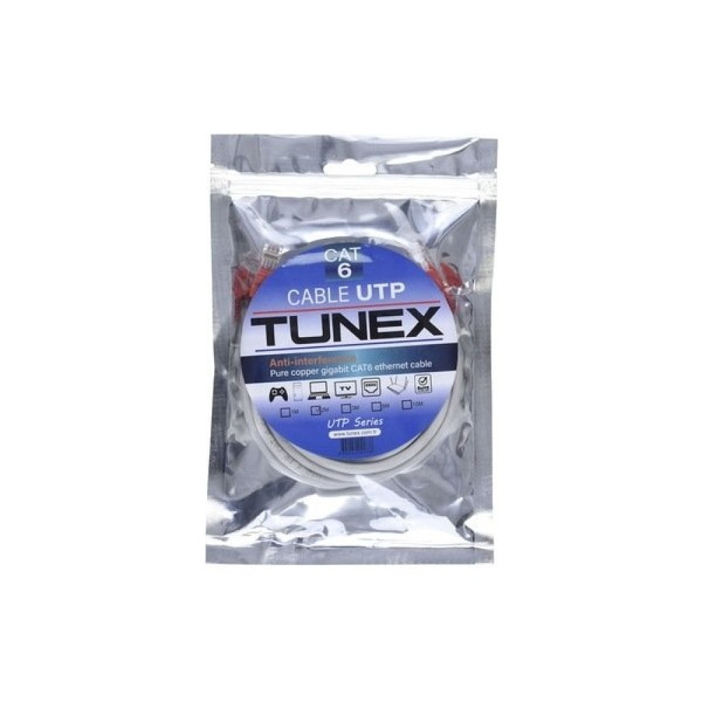 Tunex 2 mt Jaklı Cat6 Ethernet Kablosu Tnx-C-2 - Bej Oto Boyaları Fiyatı