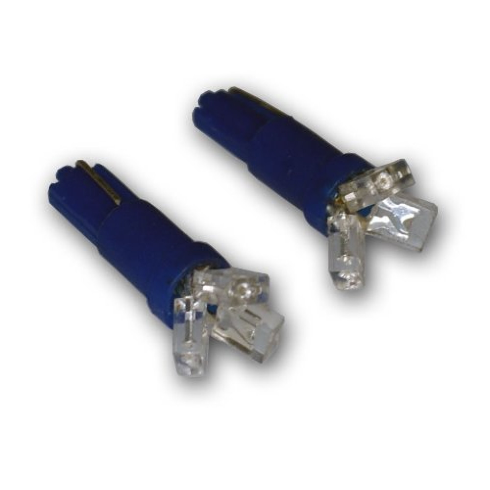TuningPros LEDRD-T5-B3 Radio Dial LED Light Bulbs T5, 3 LED Blue 2-pc Set