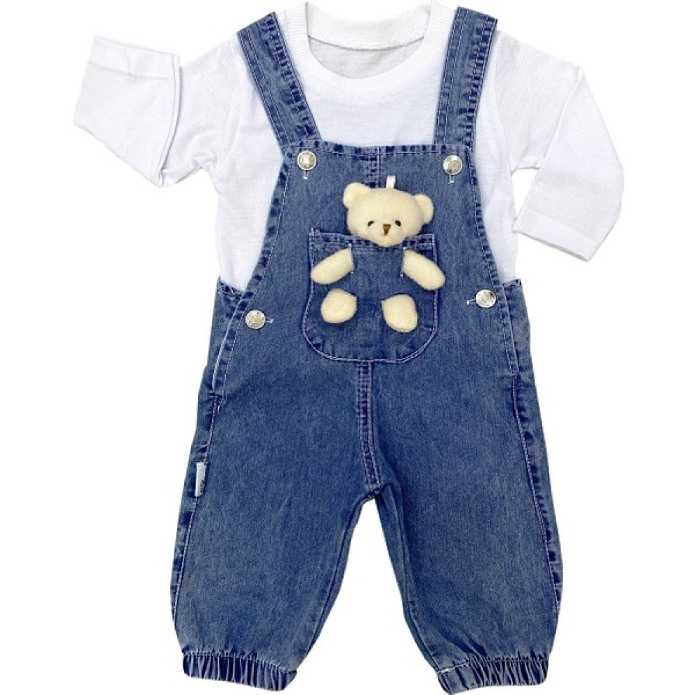 Tuo Bebe Ayıcıklı Kot Salopet Mevsimlik Bebek Tulumu Fiyatı