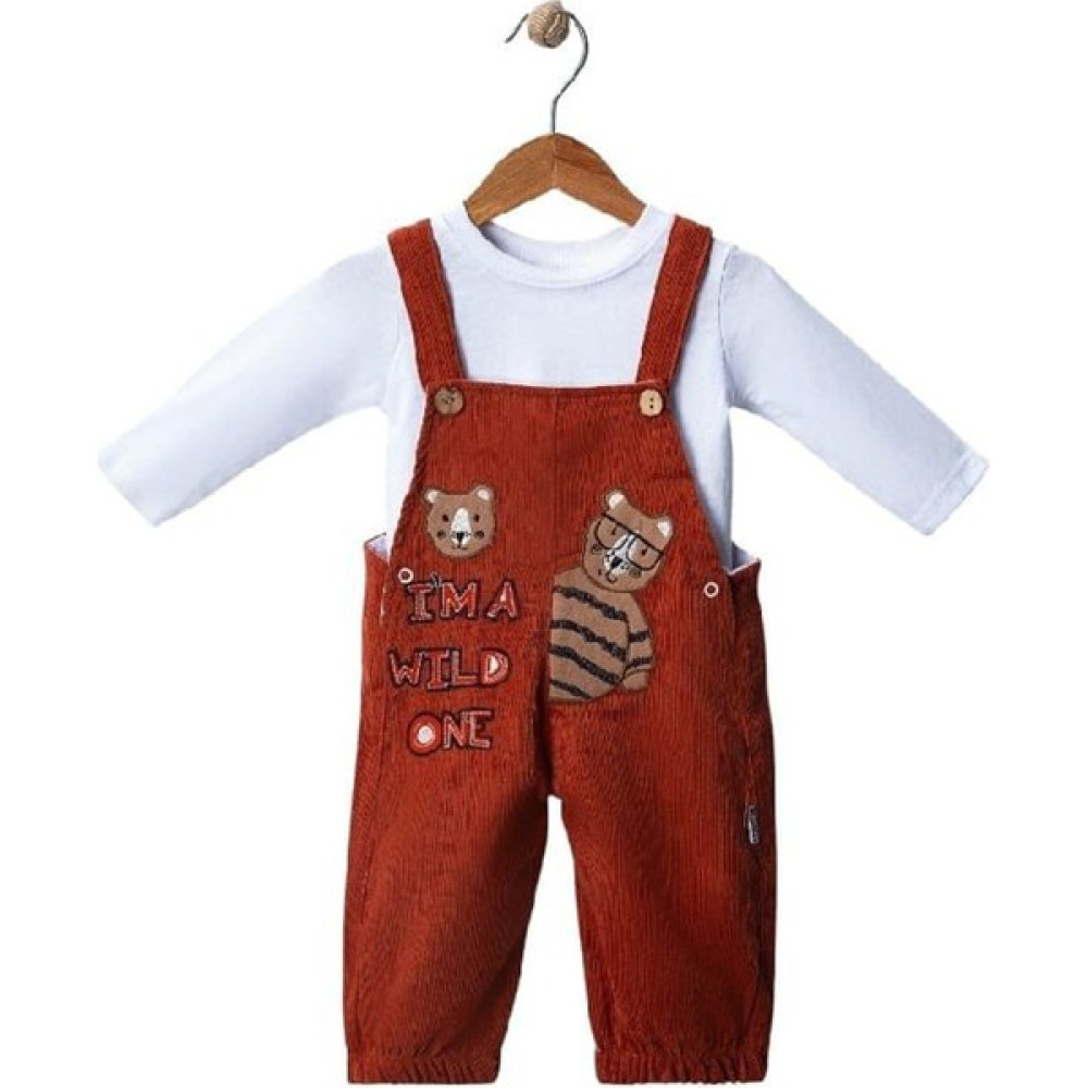 Tuo Bebe Bebek Kadife Tarçın Salopet Bebek Tulumu Fiyatı