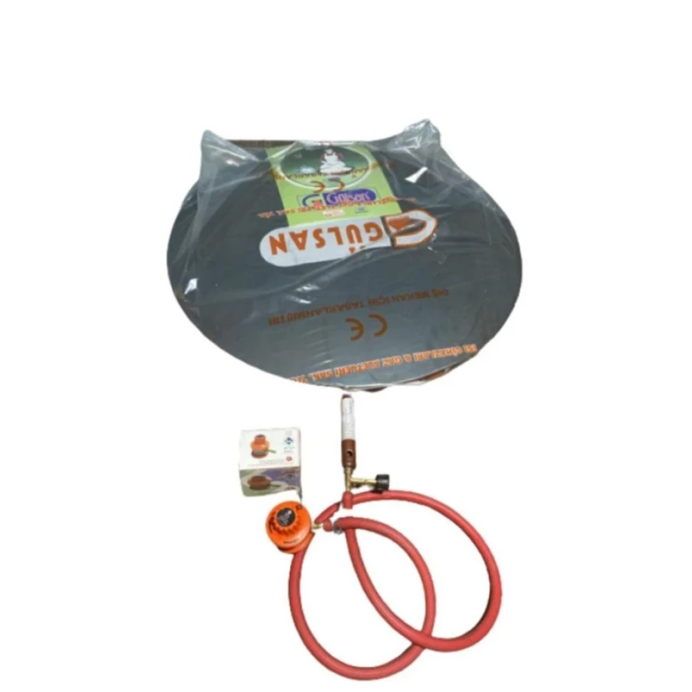 Tuplu Sac Ocak 55 Cm Ekmek Yufka Saci Hortum Dedantorlu Set Mangal & Barbekü Malzemeleri Fiyatı