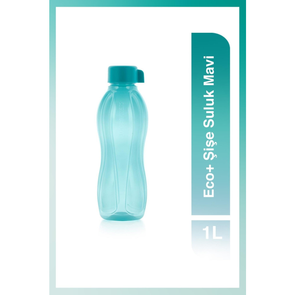 Tupperware Eco+ Şişe Suluk 1L Mavi Suluk Fiyatı