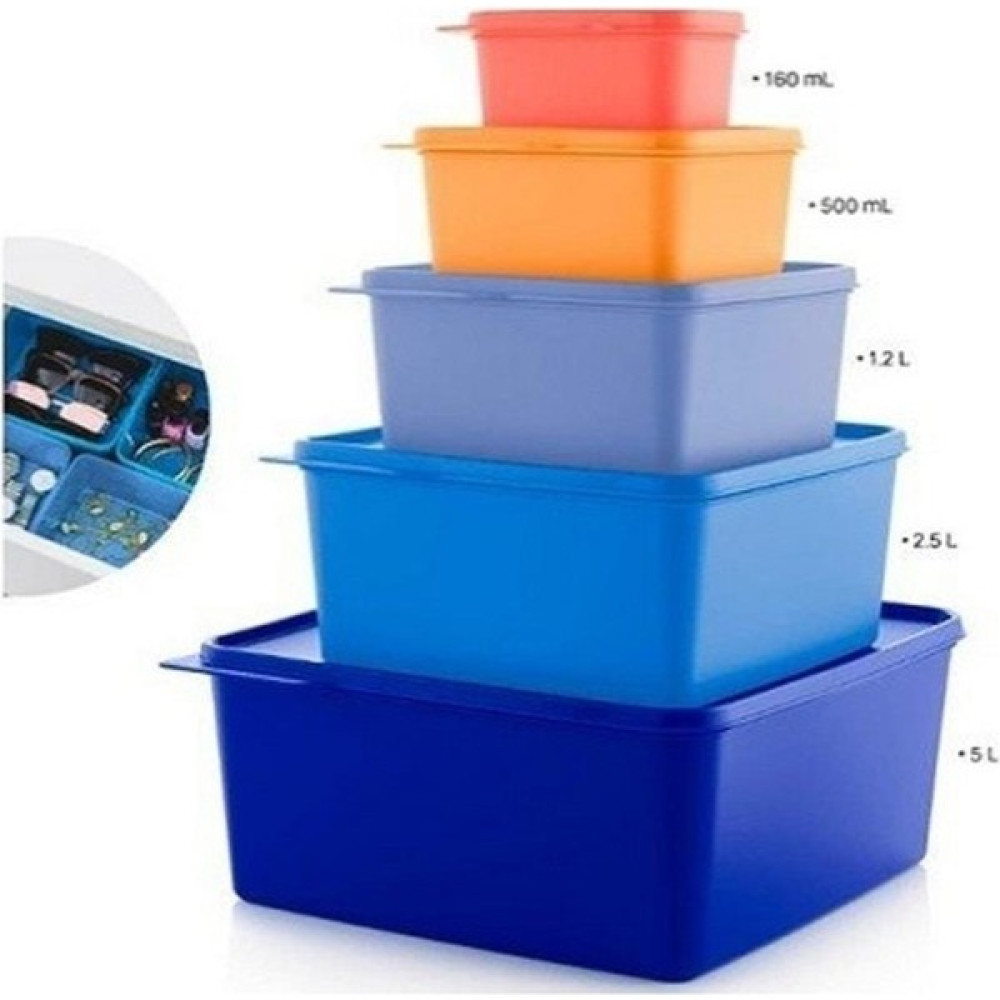 Tupperware Kare Saklama Kabı 5 Li Set Oto Boyaları Fiyatı