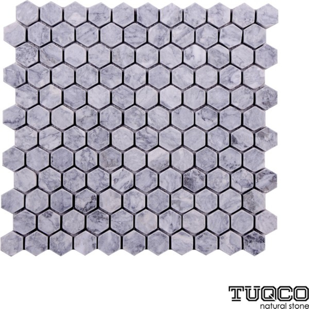 Tuqco 1’’ Hexagon Gümüş Eskitme Mermer Mozaik - 1 Adet Oto Boyaları Fiyatı