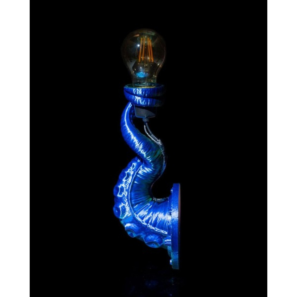 Turansoy Craft Ahtapot Kolu Aplik Kraken Duvar Lambası Sualtı Dünyası Aplik 27CM - Mavi Aplikler Fiyatı