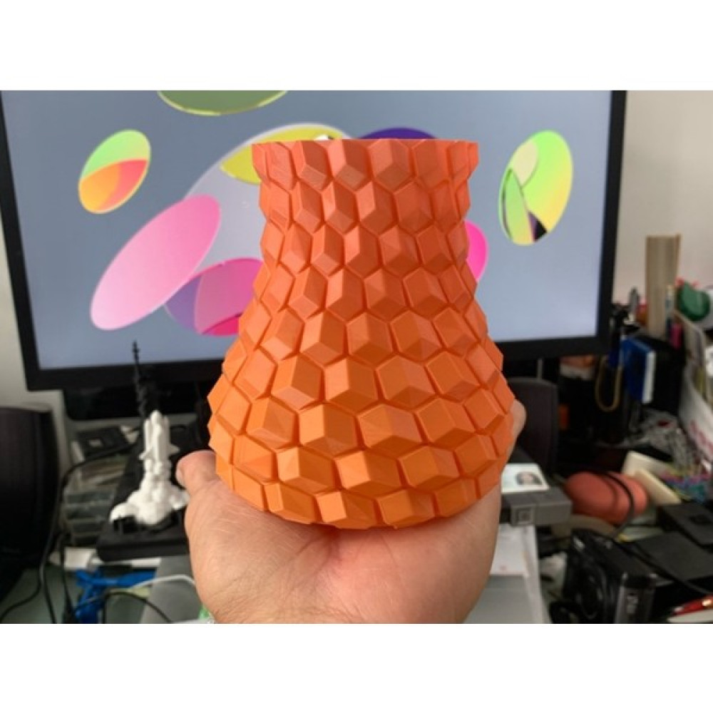 Turansoy Craft Pixerstick Kübik Dekoratif Vazo - Turuncu Vazo Fiyatı