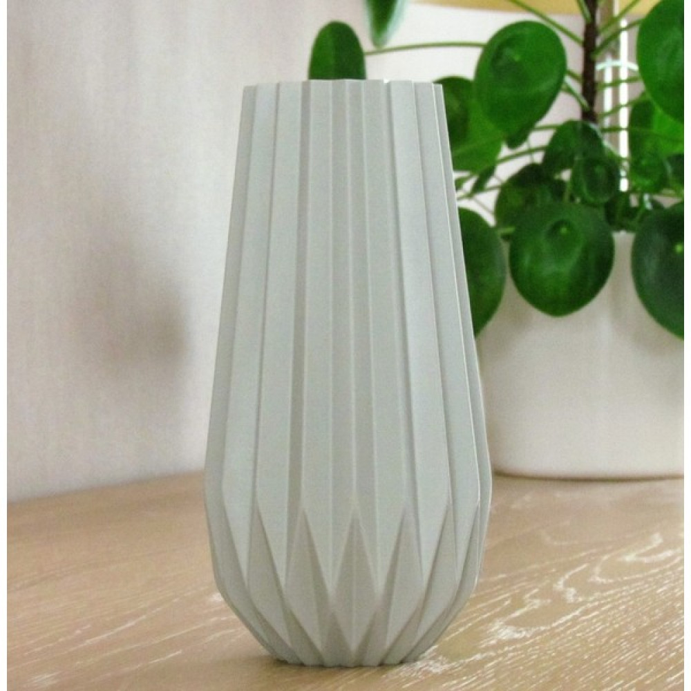 Turansoy Craft Sunclock Dekoratif Modern Vazo 18 cm - Gri Vazo Fiyatı
