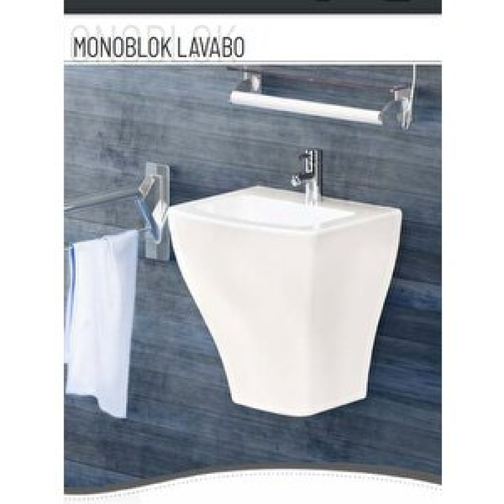 Turavit Lotus Monoblok 50 Cm Asma Seramik Lavabo Lavabo Fiyatı