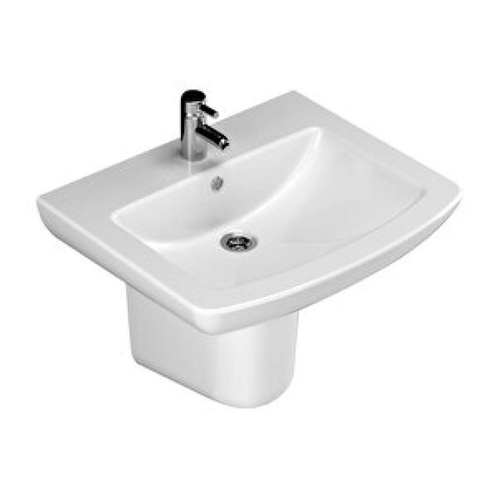 Turavit Plaza 60 Cm Seramik Lavabo Ve Yarım Ayak Lavabo Fiyatı