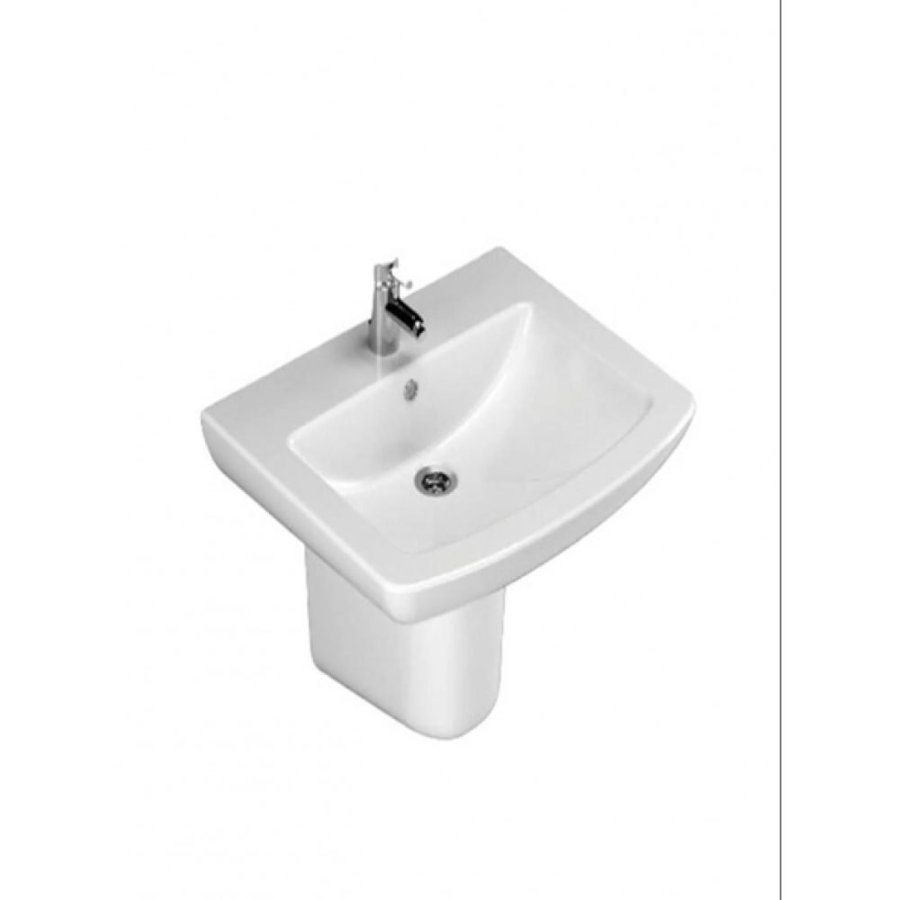 Turavit Plaza 60X50 Cm Lavabo Ve Yarim Ayak Lavabo Fiyatı
