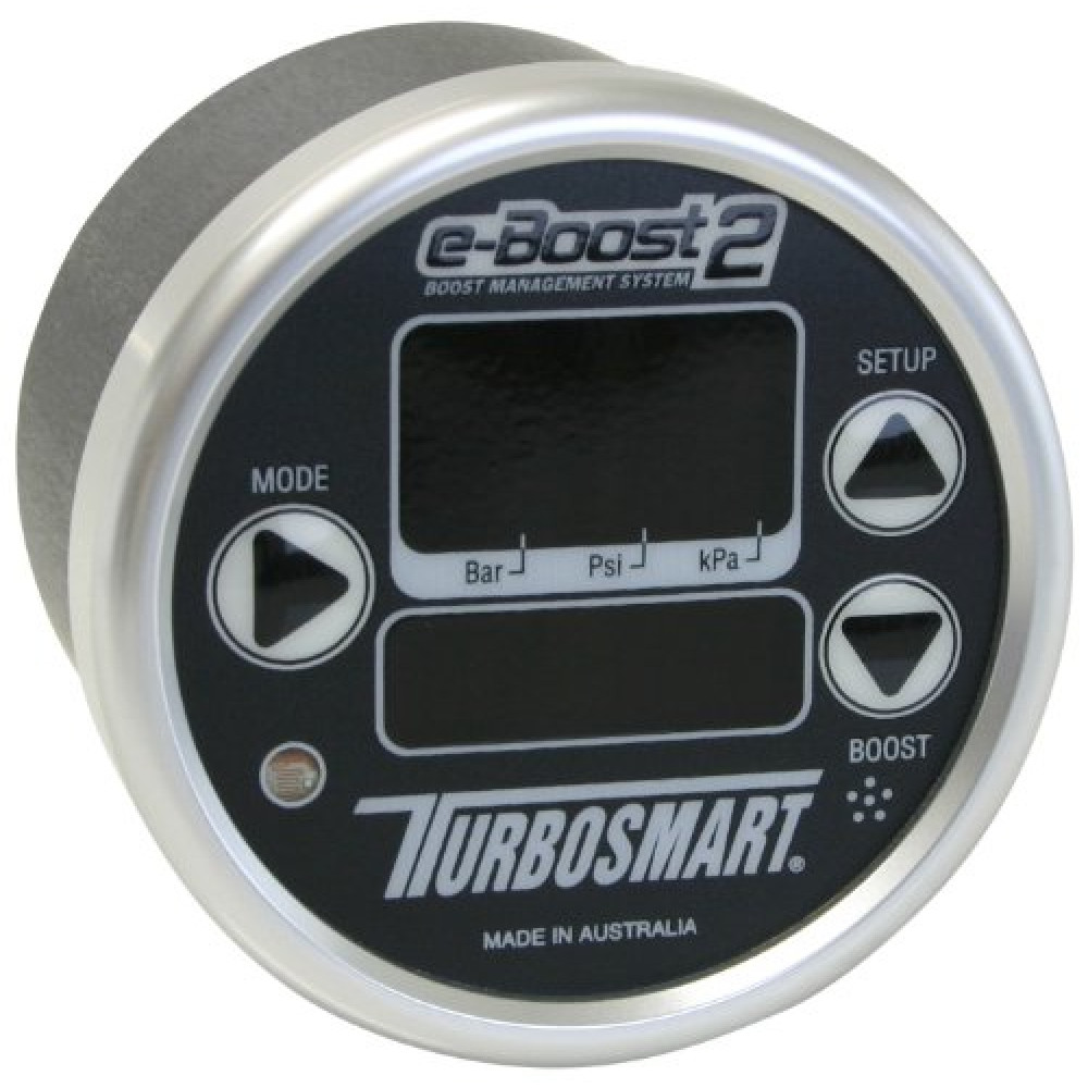 Turbosmart TS03011002 TS-0301-1002 e-Boost2 Black/Silver 60 mm Sport Compact Boost Management System