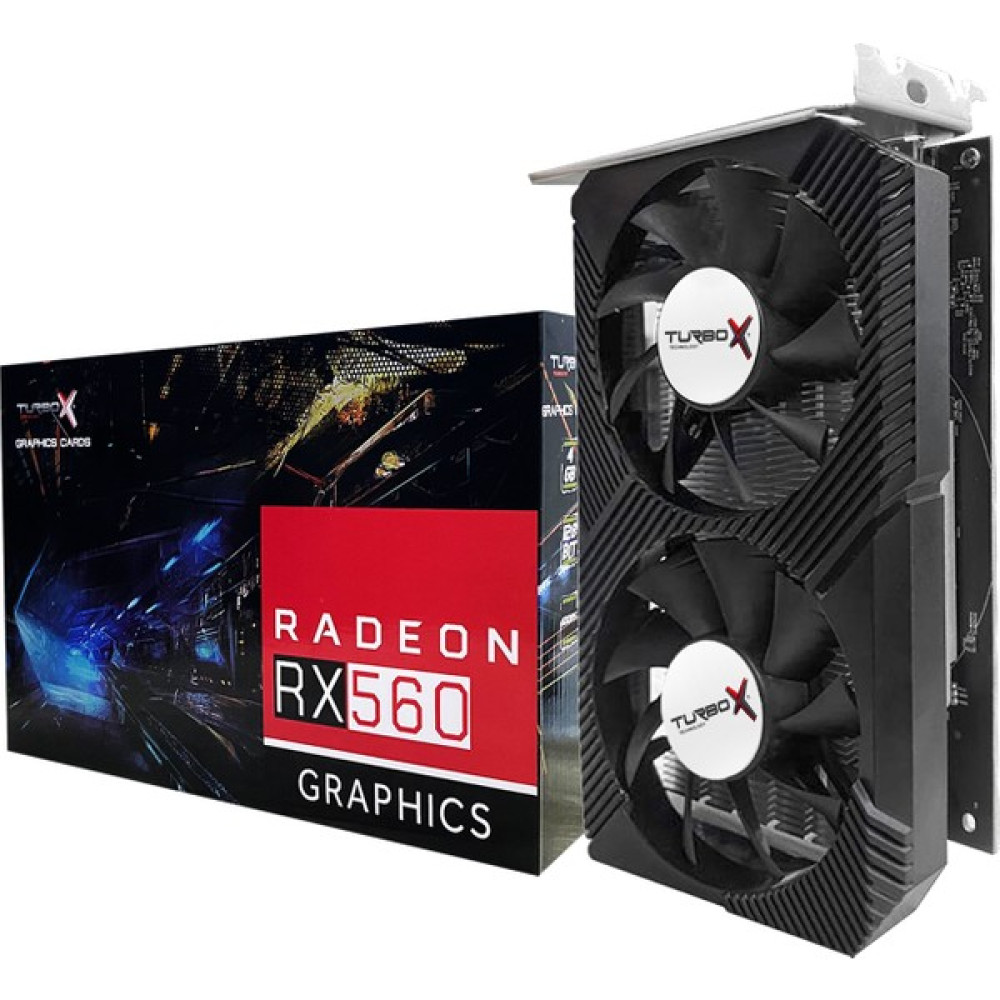 Turbox Arcade Hero N 4gb RX560 Amd Gddr5 128BIT Dvi.hdmi.dp Çift Fan Ekran Kartı Ekran Kartları Fiyatı