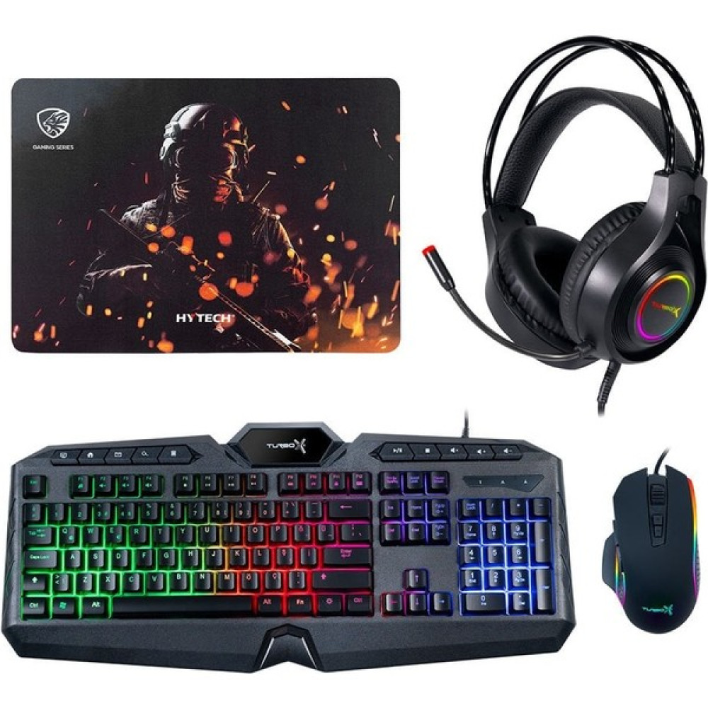 Turbox TRX-104 Bundle Klavye Mouse Kulaklık Mousepad Oyuncu Seti Klavye - Mouse Fiyatı