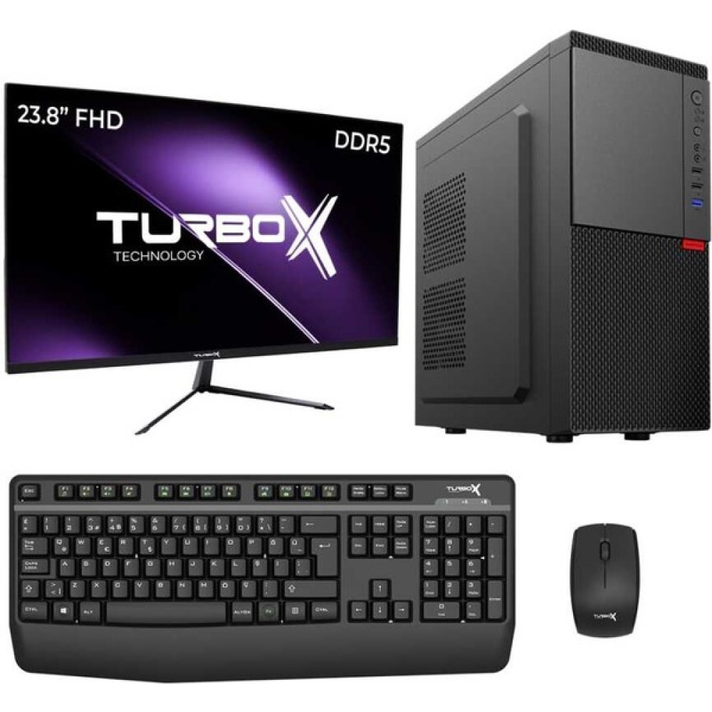 Turbox TX5571 I5 12400 8gb Ddr5 Ram 512GB M.2 Nvme SSD 23.8 Inç Fhd Masaüstü Ofis Bilgisayarı Oto Boyaları Fiyatı