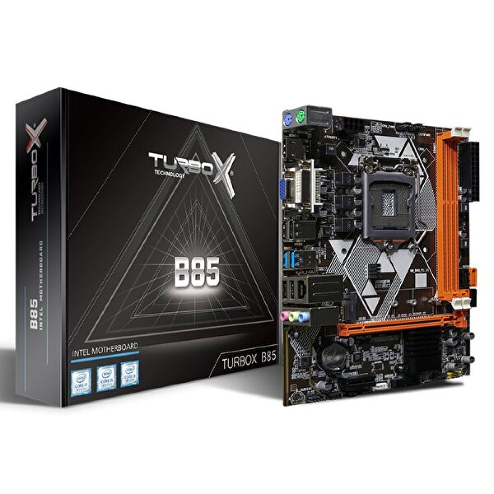 Turbox WorkTeam B85(H81) Sata M2 Ddr3 1600 MHz USB 3.0 VGA Hdmi SES LAN 1150p 4.Gen Anakart Anakart Fiyatı