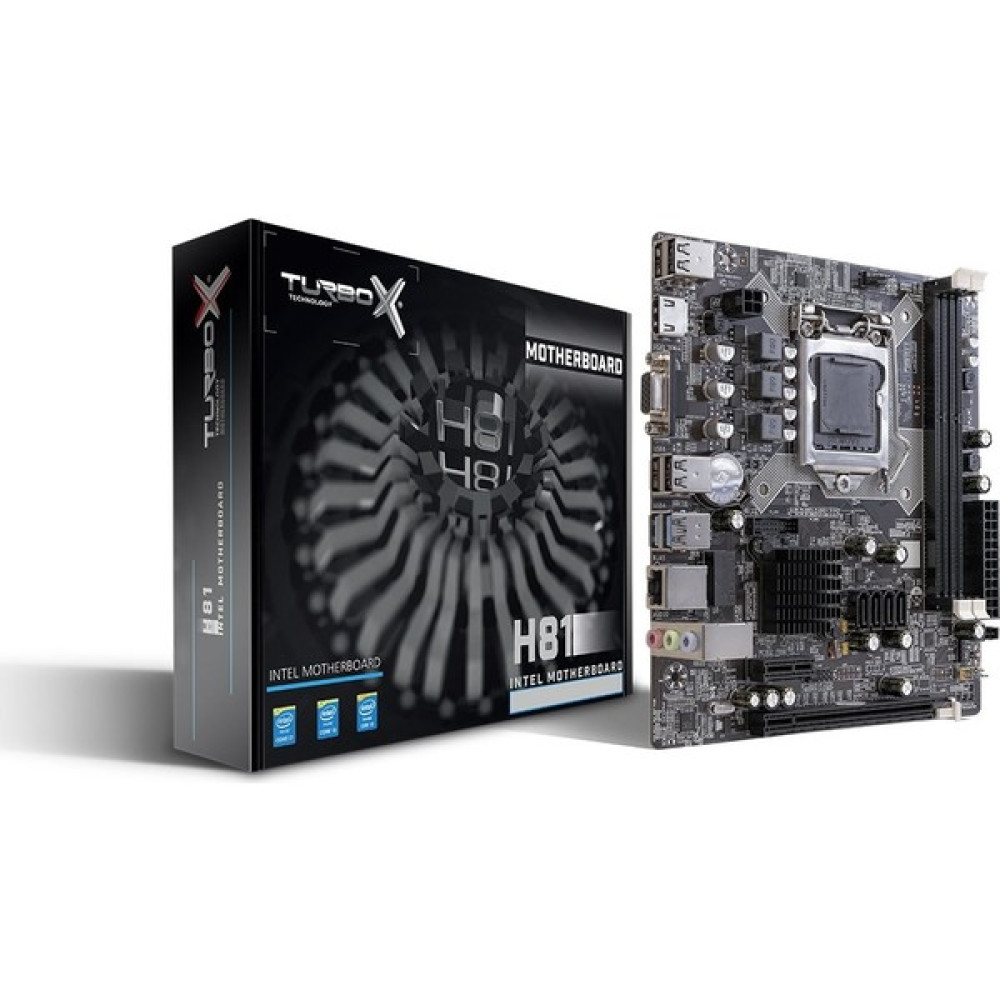 Turbox WorkTeam H81 Sata DDR3 1600MHz Usb 2.0 Vga Hdmi Ses Lan 1150P 4.Gen Anakart Anakart Fiyatı