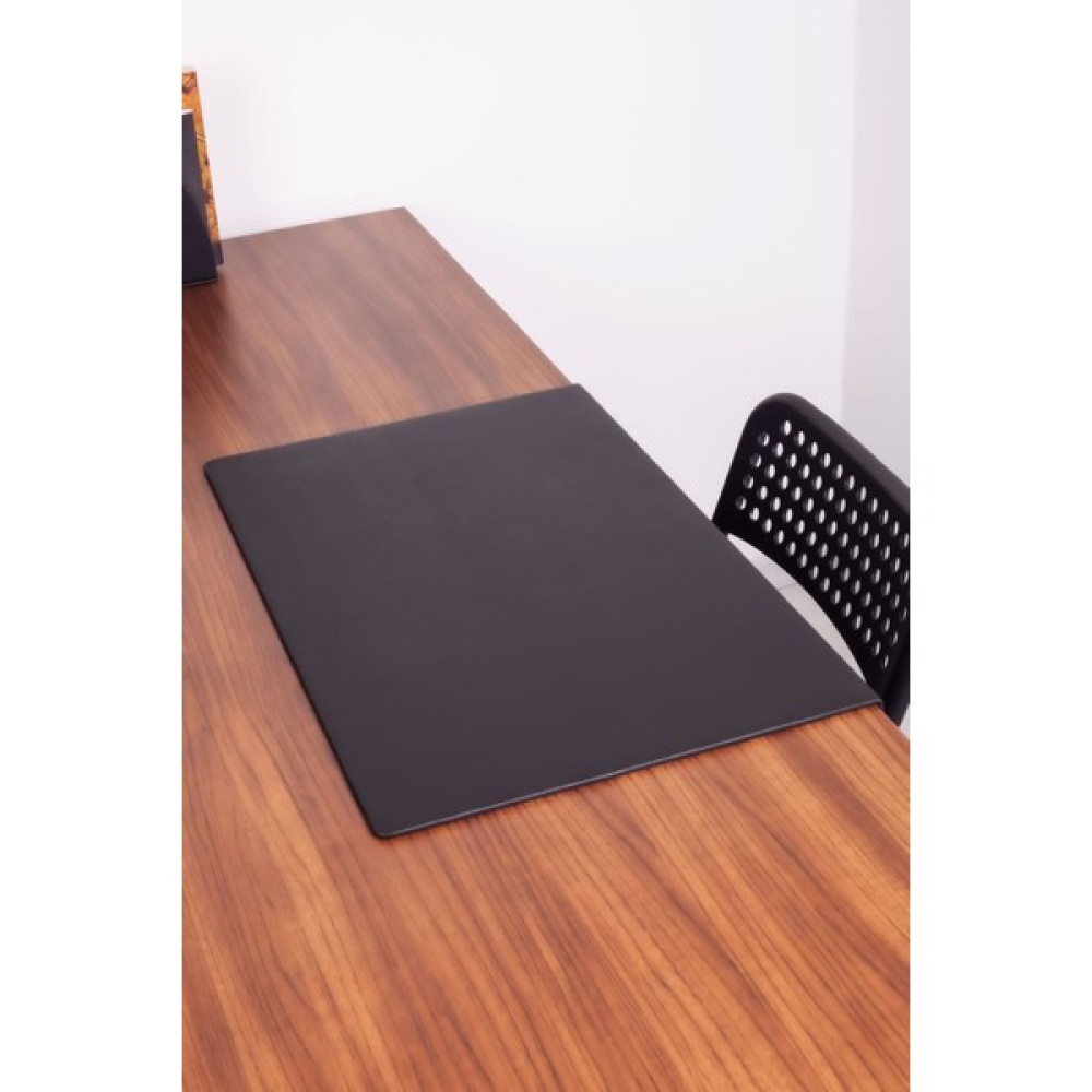 Turgut Office Deri Masa Sümeni Düz Siyah Kenar Korumalı 60X40CM - Diğer - Tek Beden Sümen Takımı Fiyatı