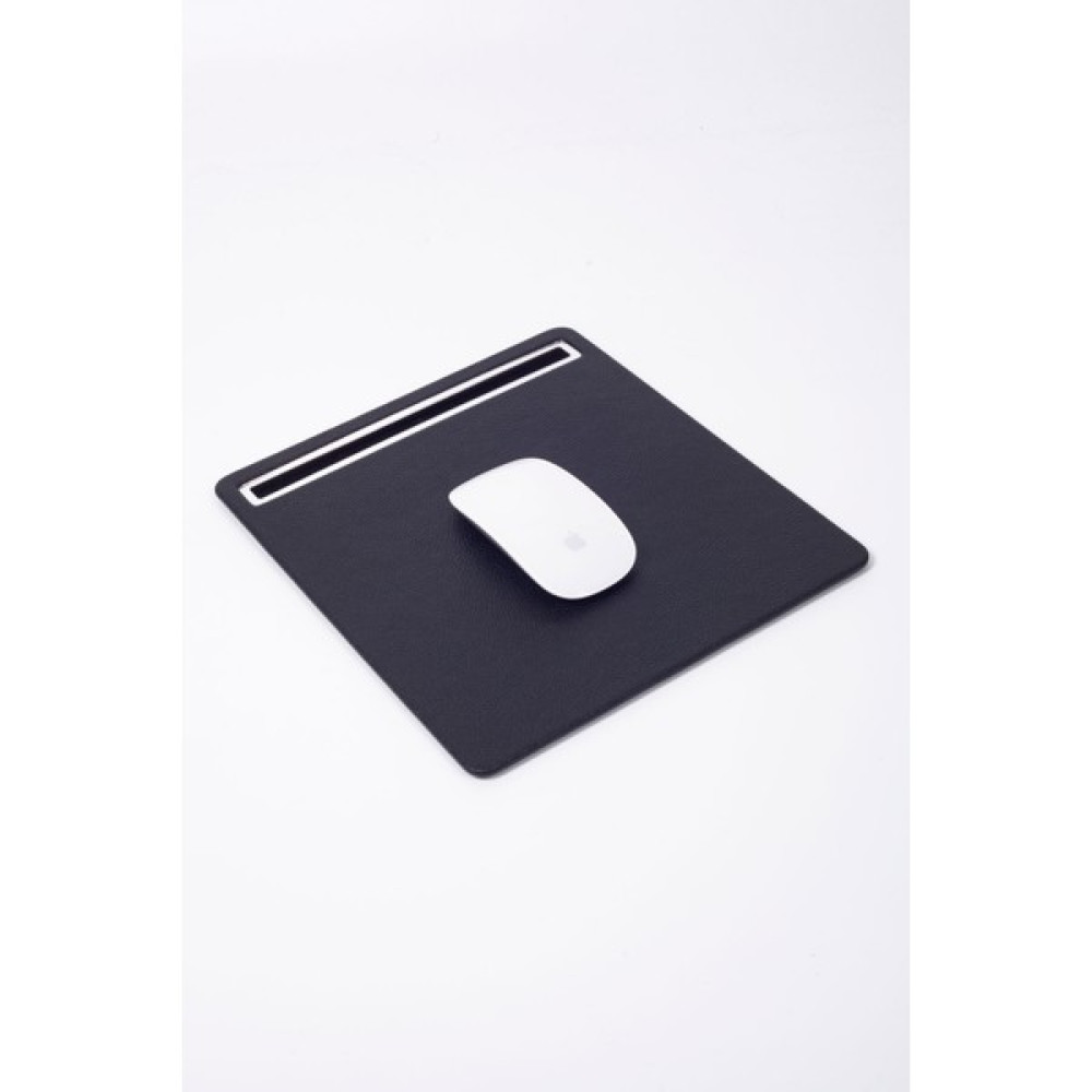 Turgut Office Deri Mousepad Siyah Krom Detaylı - Deri ve Krom - Tek Beden Sümen Takımı Fiyatı