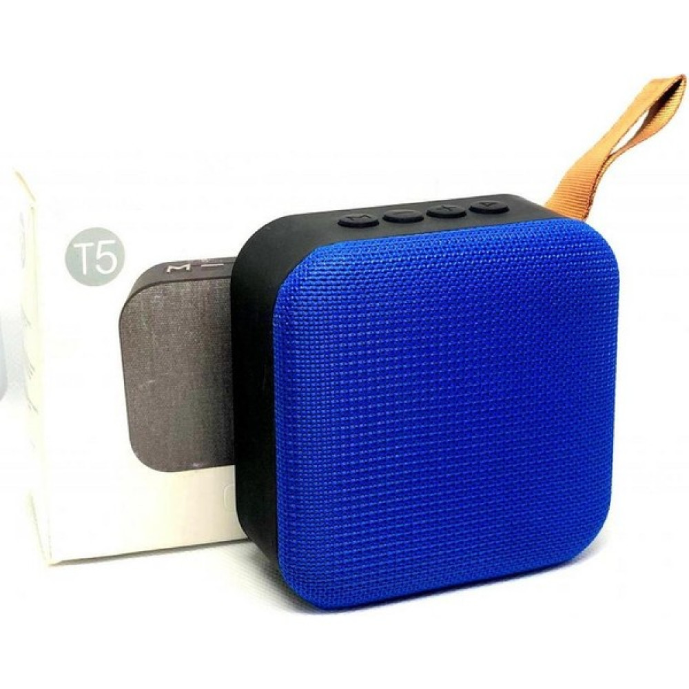 Turgut Ticaret T5 Bluetooth Kablosuz Mini Hoparlör Radio/usb/sd Kart - Mavi Bluetooth Hoparlör Fiyatı