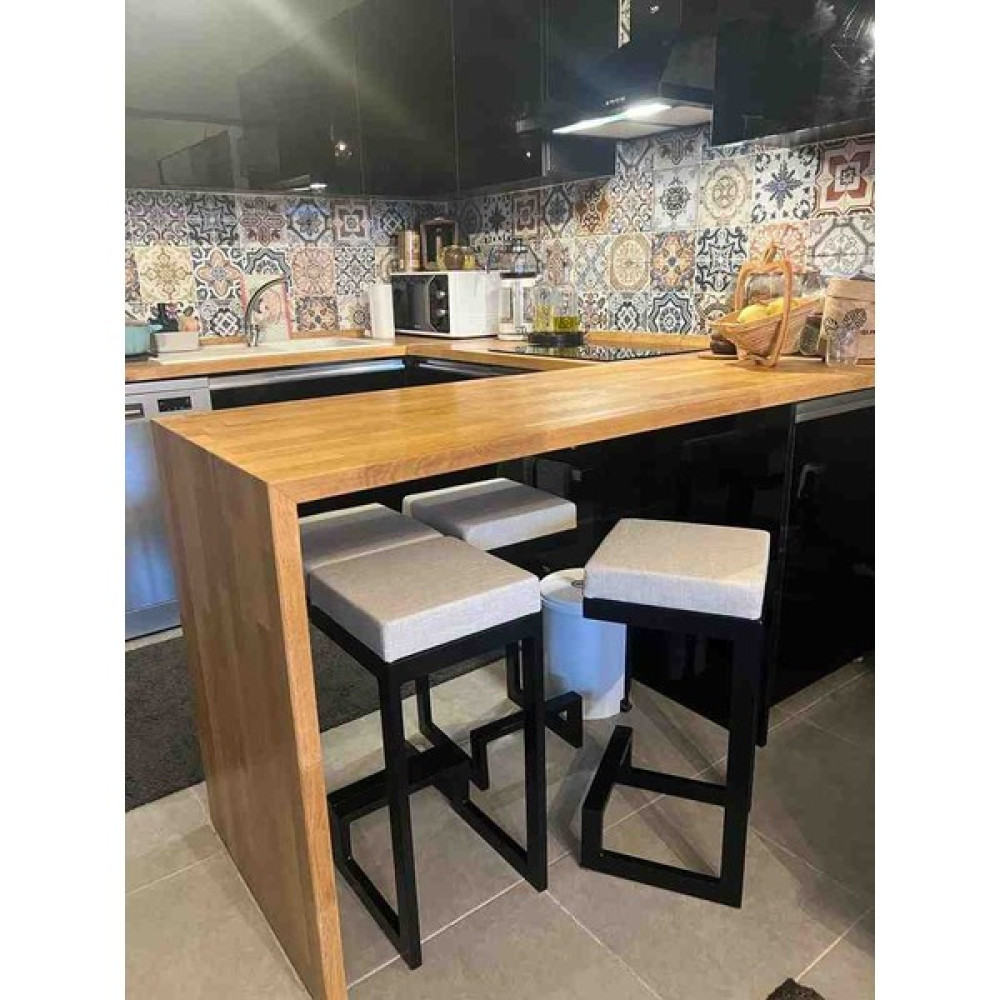 TURGUTSAN MOBİLYA Bar Taburesi 65 cm Ücret 1 Adet Fiyatıdır Krem 85ILE 95 cm Yükseklik De Olan Masalar Için Uygundur Tabure Masa - Sandalye & Tabure Fiyatı