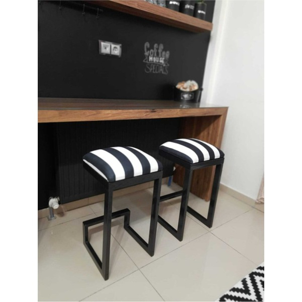 TURGUTSAN MOBİLYA Bar Taburesi 90CM Masalara Uygun - Beyaz - Siyah Masa - Sandalye & Tabure Fiyatı