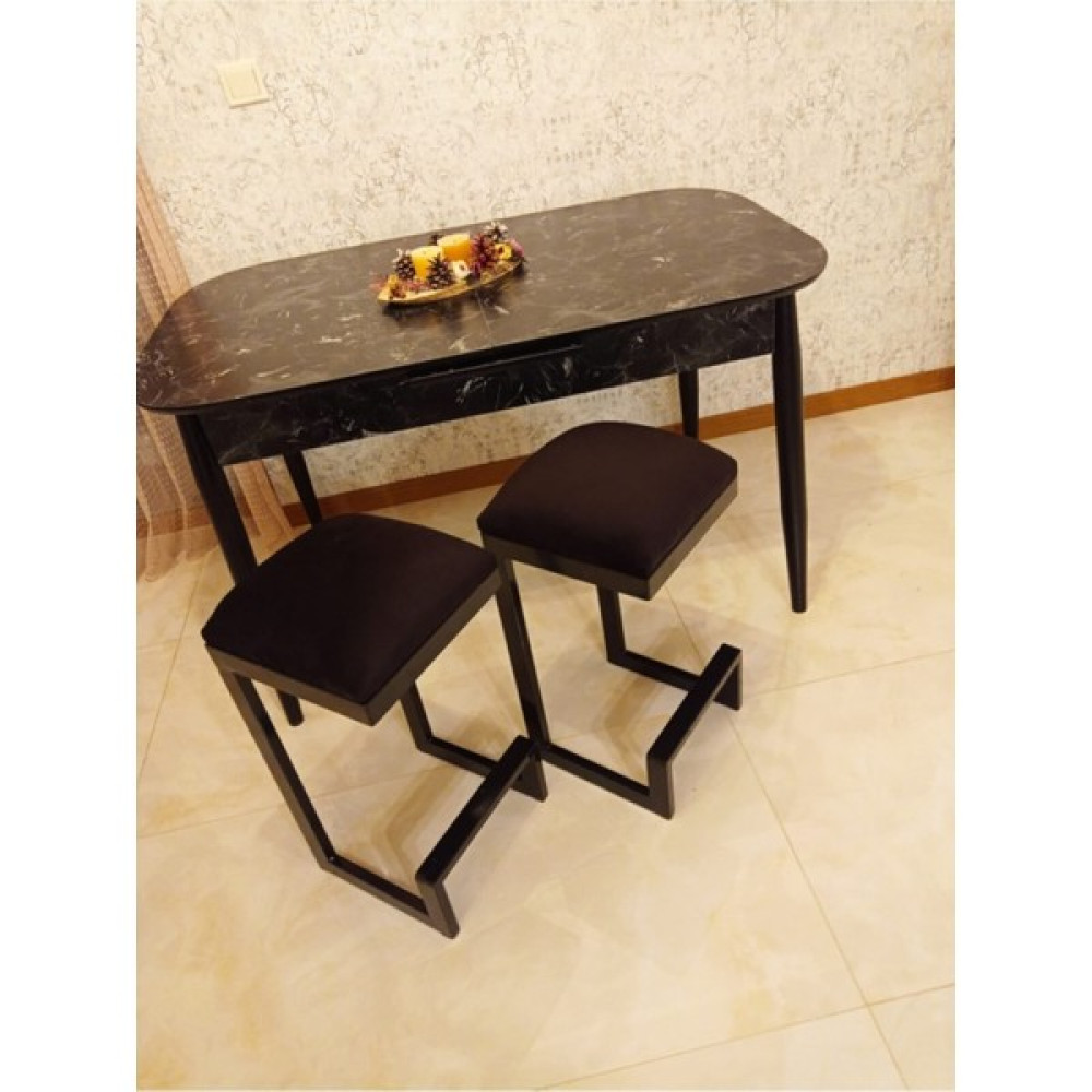 TURGUTSAN MOBİLYA Bar Taburesi 90CM Masalara Uygun - Siyah Masa - Sandalye & Tabure Fiyatı