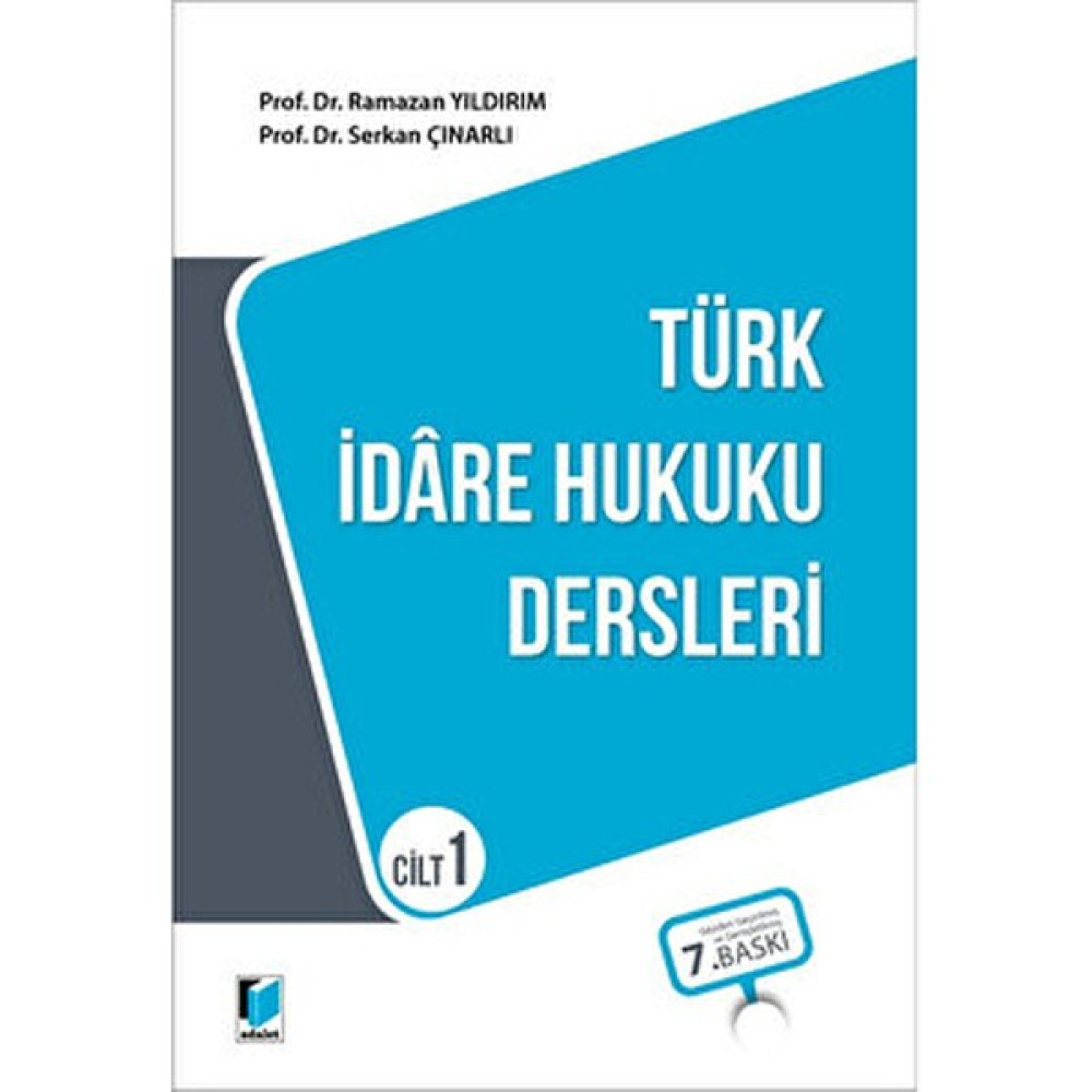 Türk Idare Hukuku Dersleri Cilt 1 - Ramazan Yıldırım İdare Hukuku Fiyatı