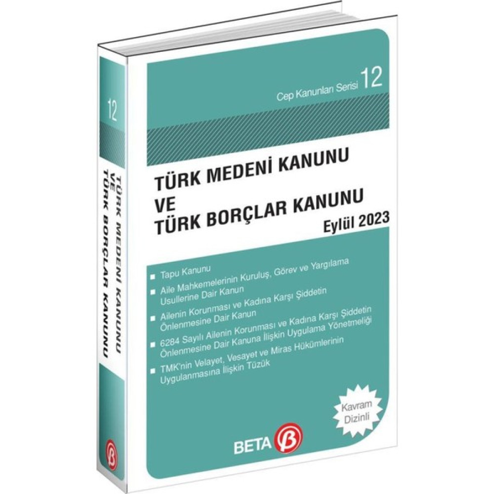 Türk Medeni Kanunu ve Türk Borçlar Kanunu Serisi Eylül 2023 Hukuk Kitapları Fiyatı