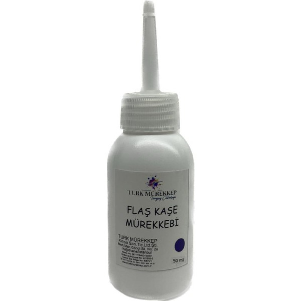 Turk Mürekkep Flaş Kaşe Mürekkebi Mavi 50 ml Kalem Kartuşu & Mürekkebi Fiyatı