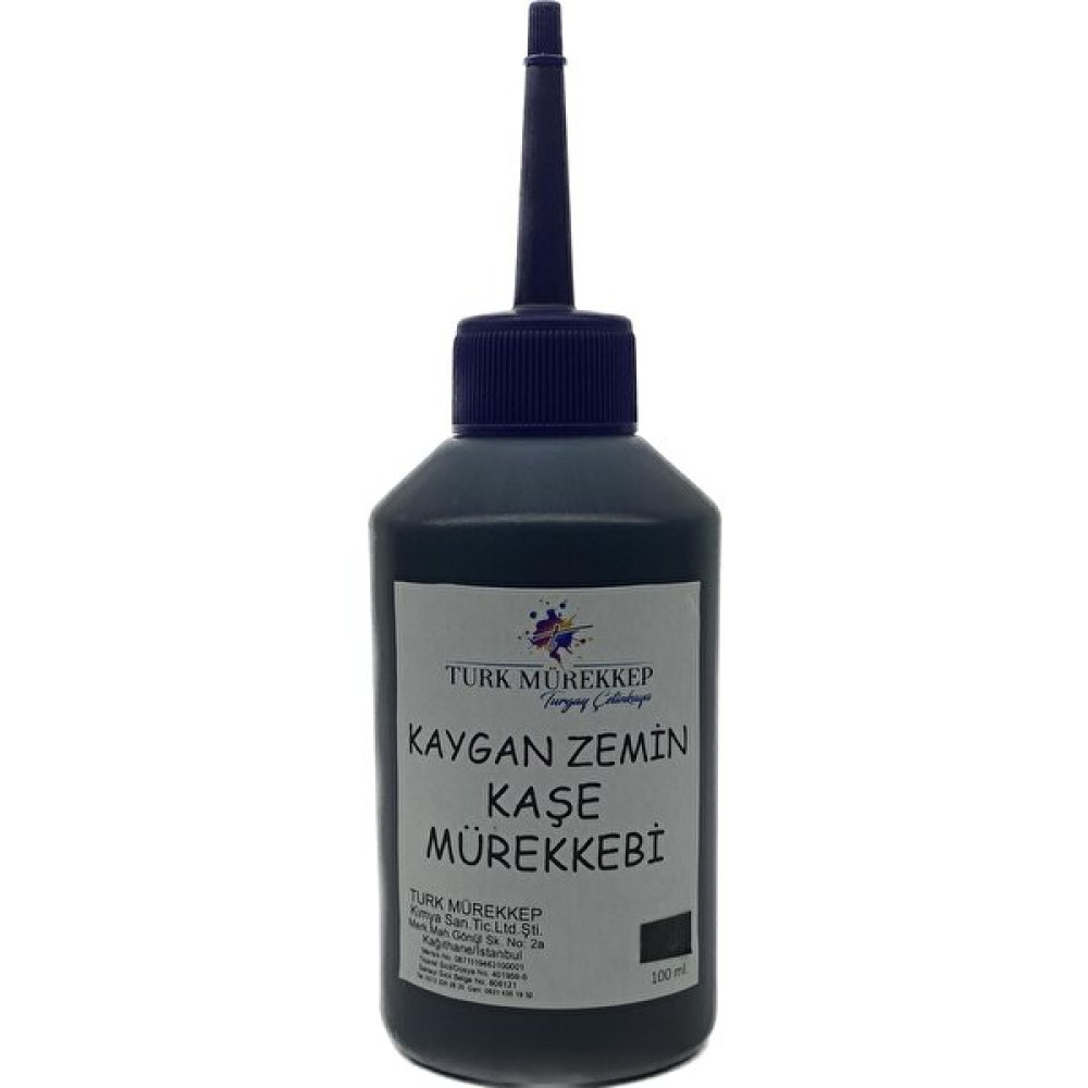 Turk Mürekkep Kaygan Zemin Kaşe Mürekkebi Siyah 100 Ml. Kalem Kartuşu & Mürekkebi Fiyatı