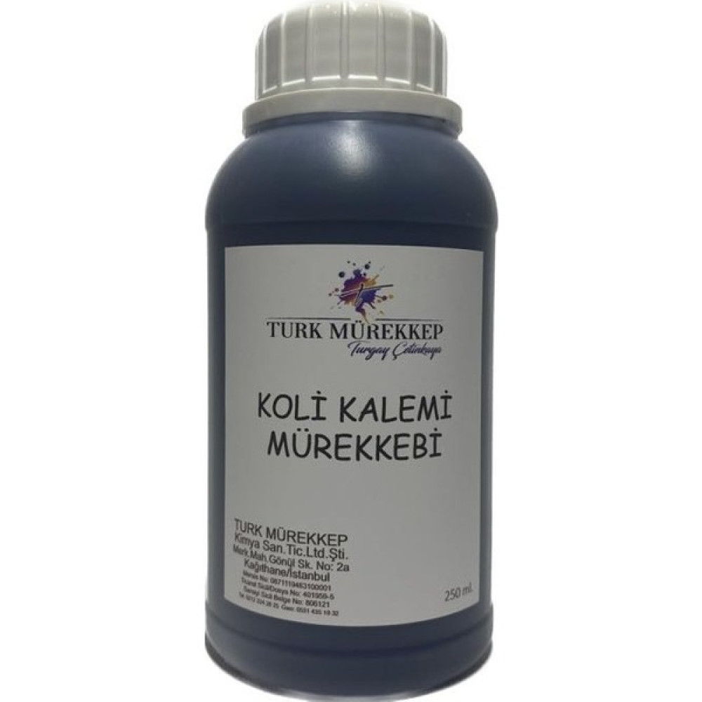 Turk Mürekkep Koli Kalemi Mürekkebi Siyah 250 ml Kalem Kartuşu & Mürekkebi Fiyatı