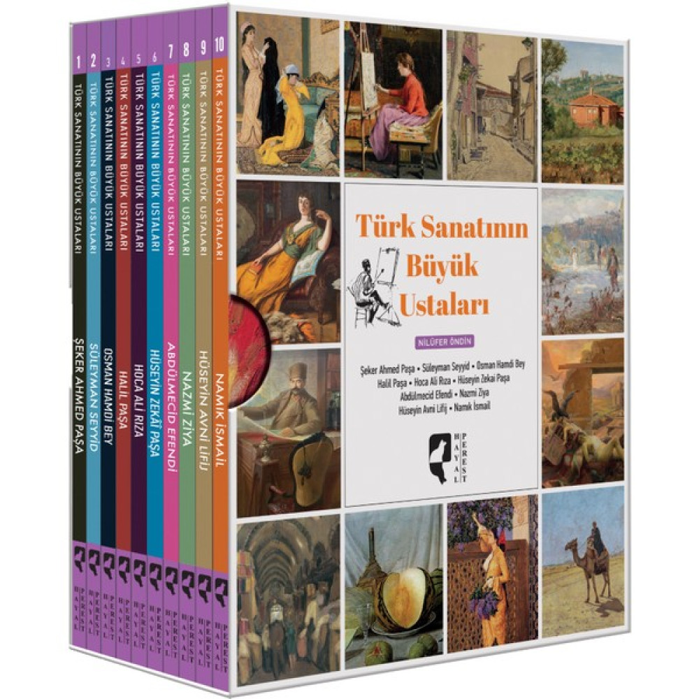 Türk Sanatının Büyük Ustaları 10 Kitap Kutulu Set - Nilüfer Öndin Kitaplar Fiyatı