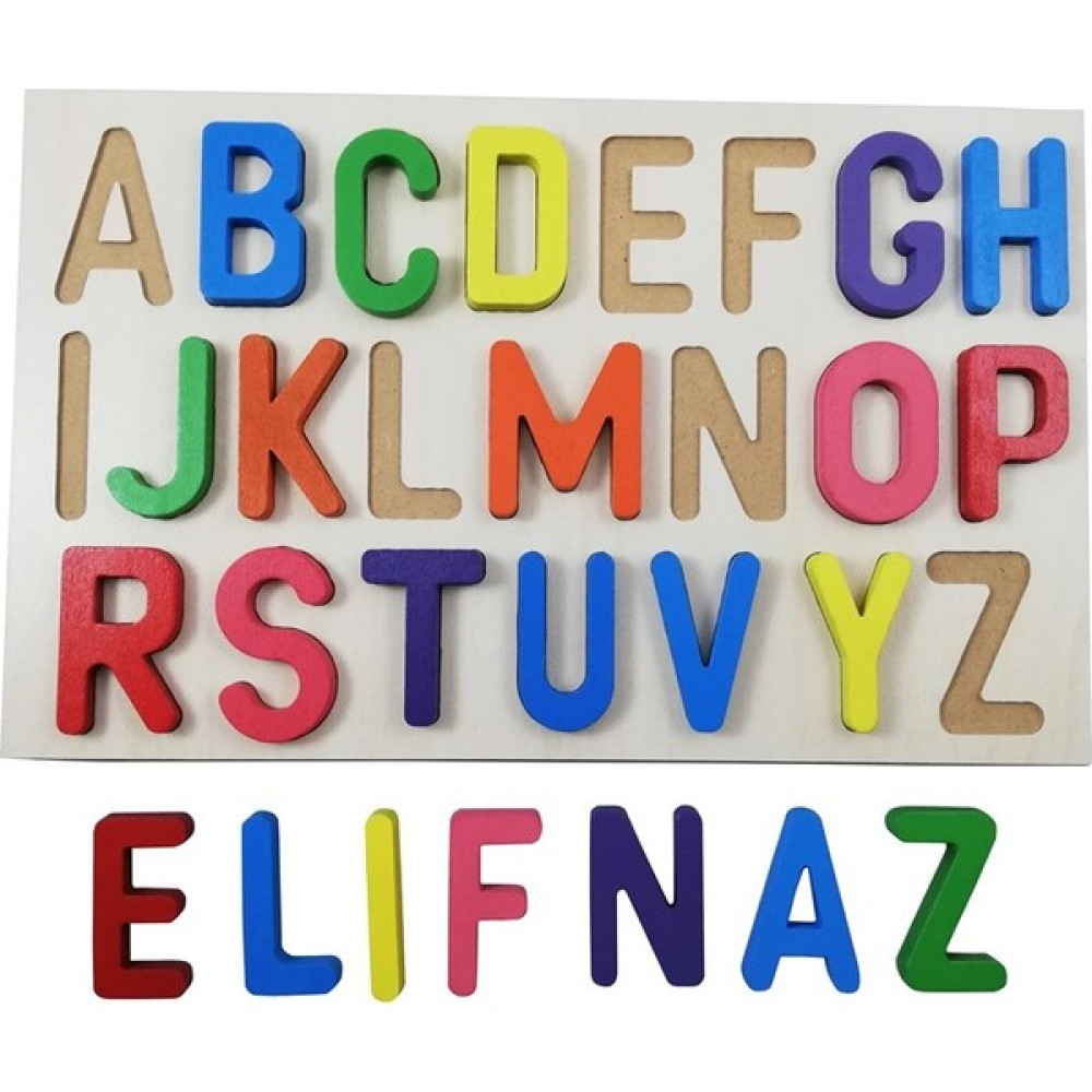 Türk Toys Ahşap Alfabe Puzzle Bebek Oyuncakları Fiyatı