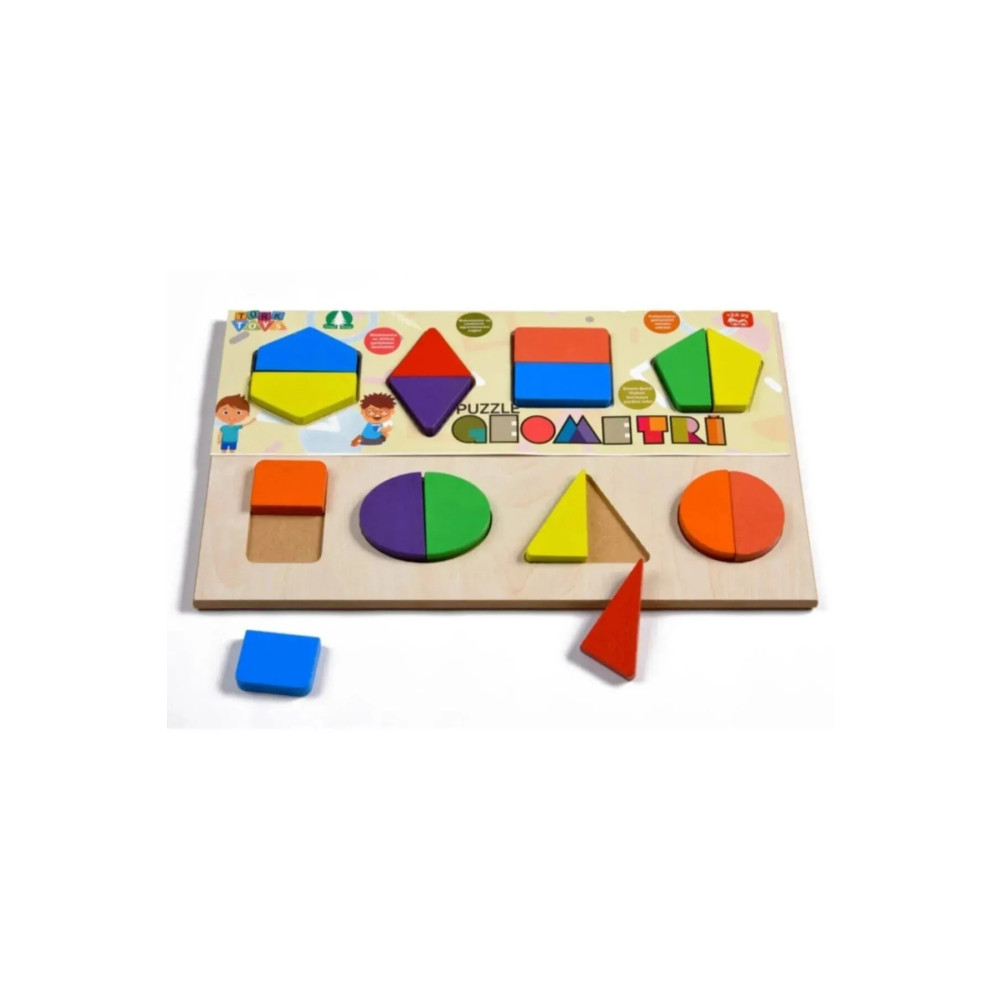 Türk Toys Ahşap Puzzle 3ü 1 Arada Alfabe-Geometri-Sayılar Puzzle & Aksesuarları Fiyatı