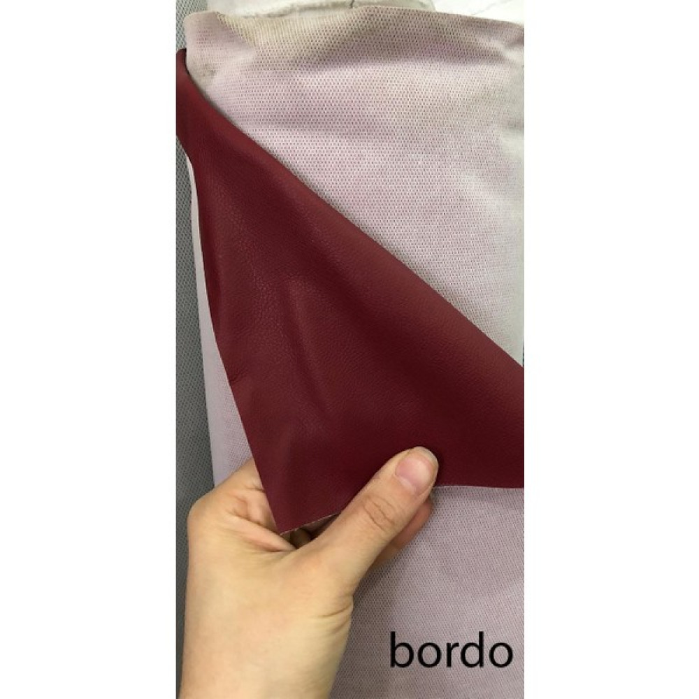 Turkanlar Home 50 cm Parça Deri Kumaşlar - 140 cm - Bordo Kumaşlar Fiyatı