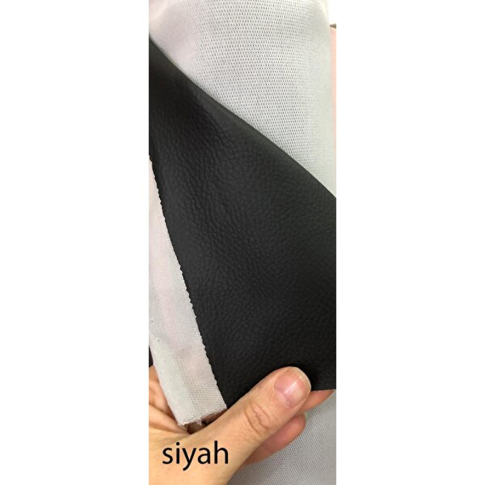 Turkanlar Home 50 cm Parça Deri Kumaşlar - 140 cm - Siyah Kumaşlar Fiyatı