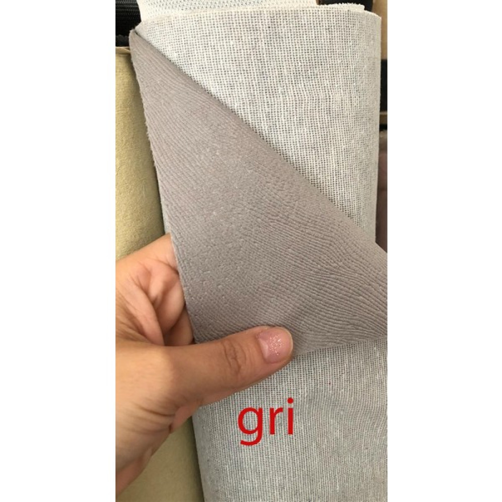 Turkanlar Home 70-85 cm Arası Tay Tüyü Parça Kumaşlar - Gri - 80 cm - 140 cm Kumaşlar Fiyatı