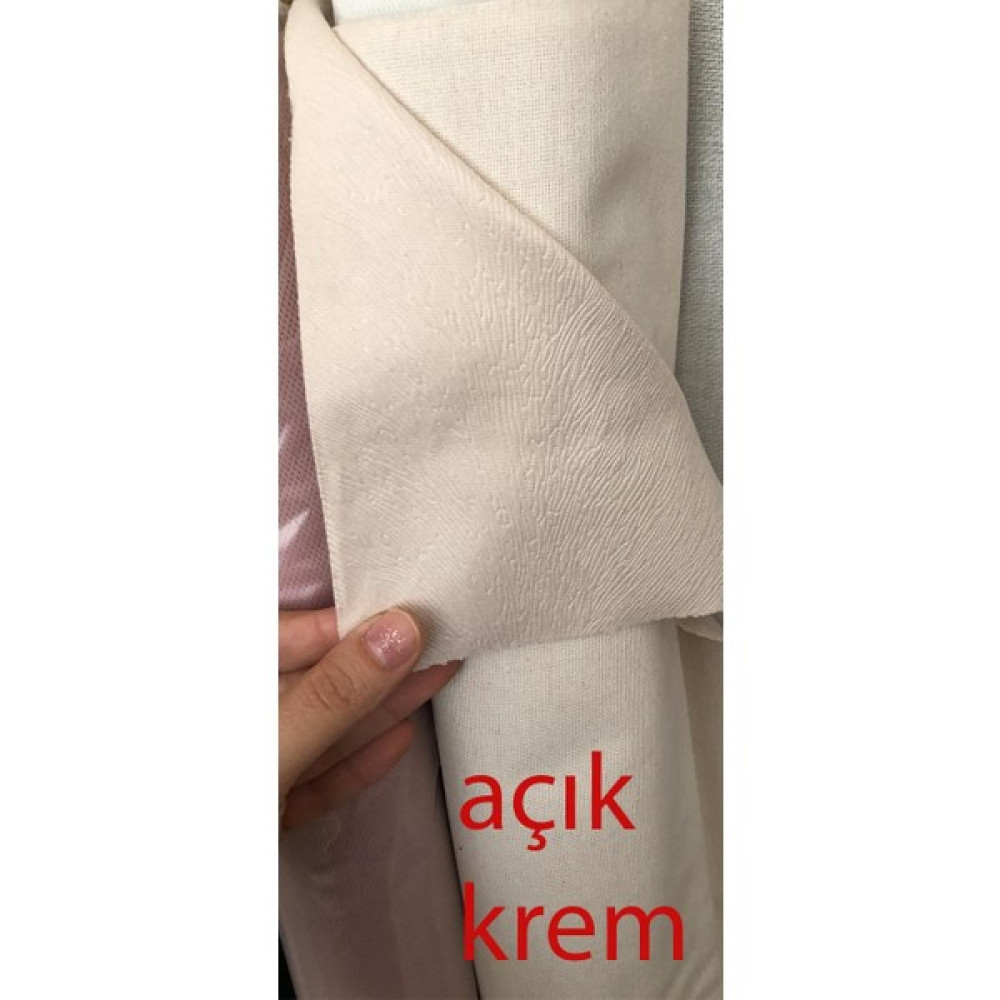 Turkanlar Home 70-85 cm Arası Tay Tüyü Parça Kumaşlar - Krem - 80 cm - 140 cm Kumaşlar Fiyatı