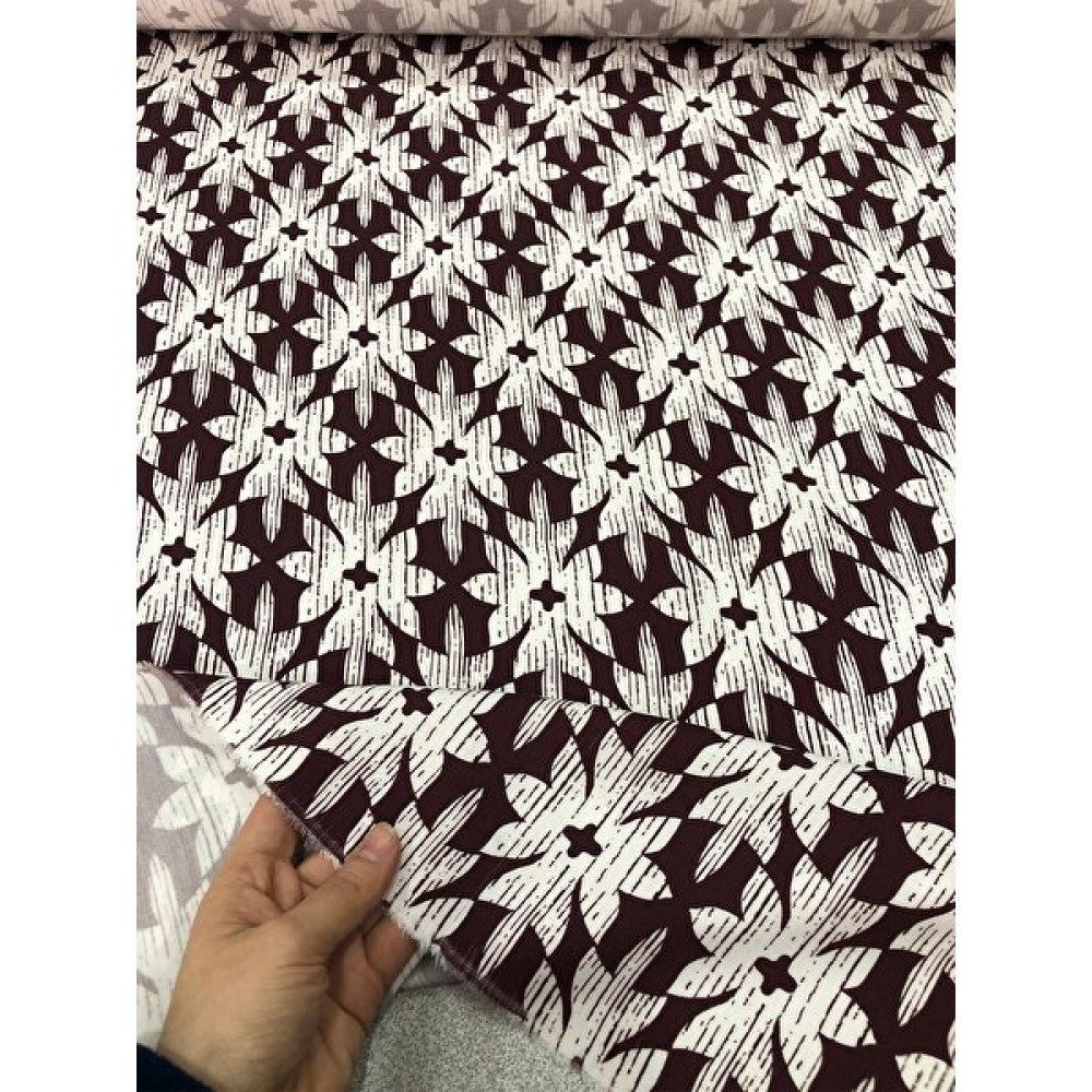 Türkanlarhome Çift En Viskon Metre Kumaş ( Elbise-Etek-Bluz-Gömlek-Pareo-Şalvar Vs..) - 100 cm - 140 cm - Mürdüm Kumaşlar Fiyatı
