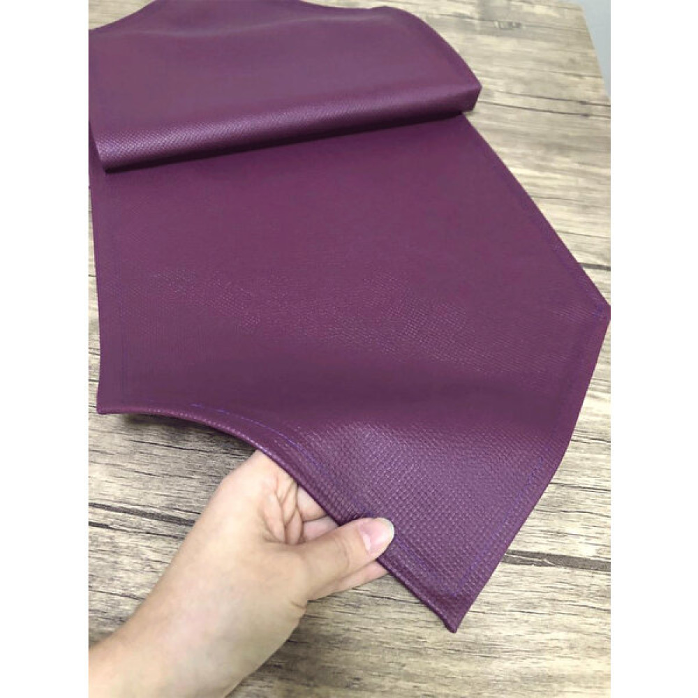 Türkanlarhome Dekoratif Deri Runner 115X33 cm - Mor - 115 x 33 cm Masa Örtüsü Fiyatı