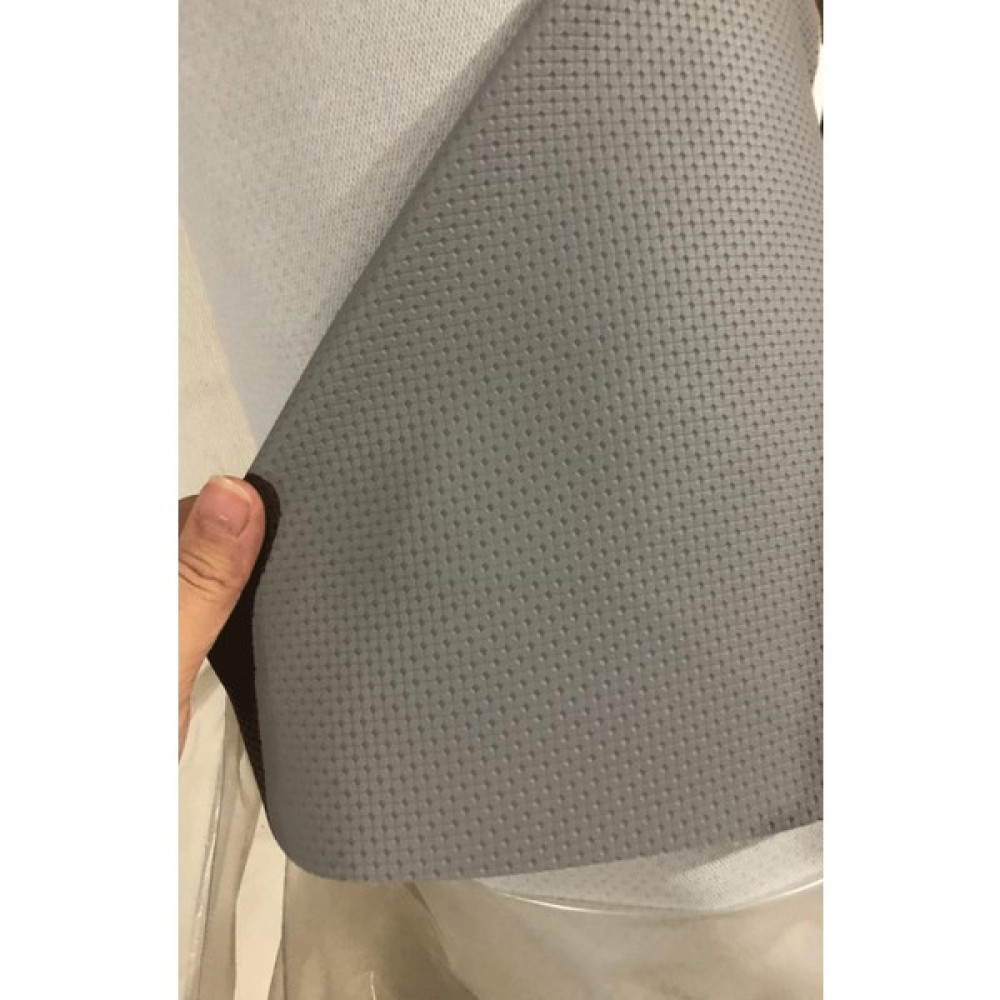 Türkanlarhome Gri Renk Nokta Desen Suni Deri Metre Kumaşlar( Oto Döşeme,mobilya.çanta,hobi Amaçlı Vs..) - 140 cm - 100 cm Kumaşlar Fiyatı
