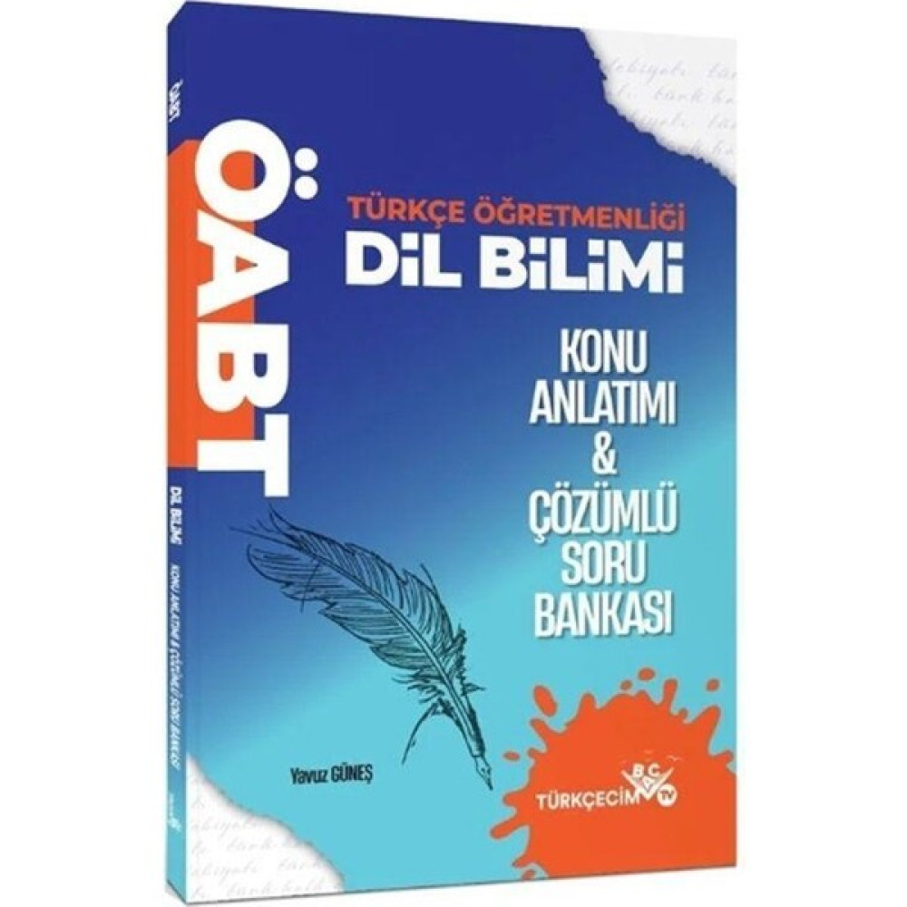 Türkçecim TV Yayınları ÖABT Türkçe Dil Bilimi Konu Anlatımlı Soru Bankası KPSS Fiyatı
