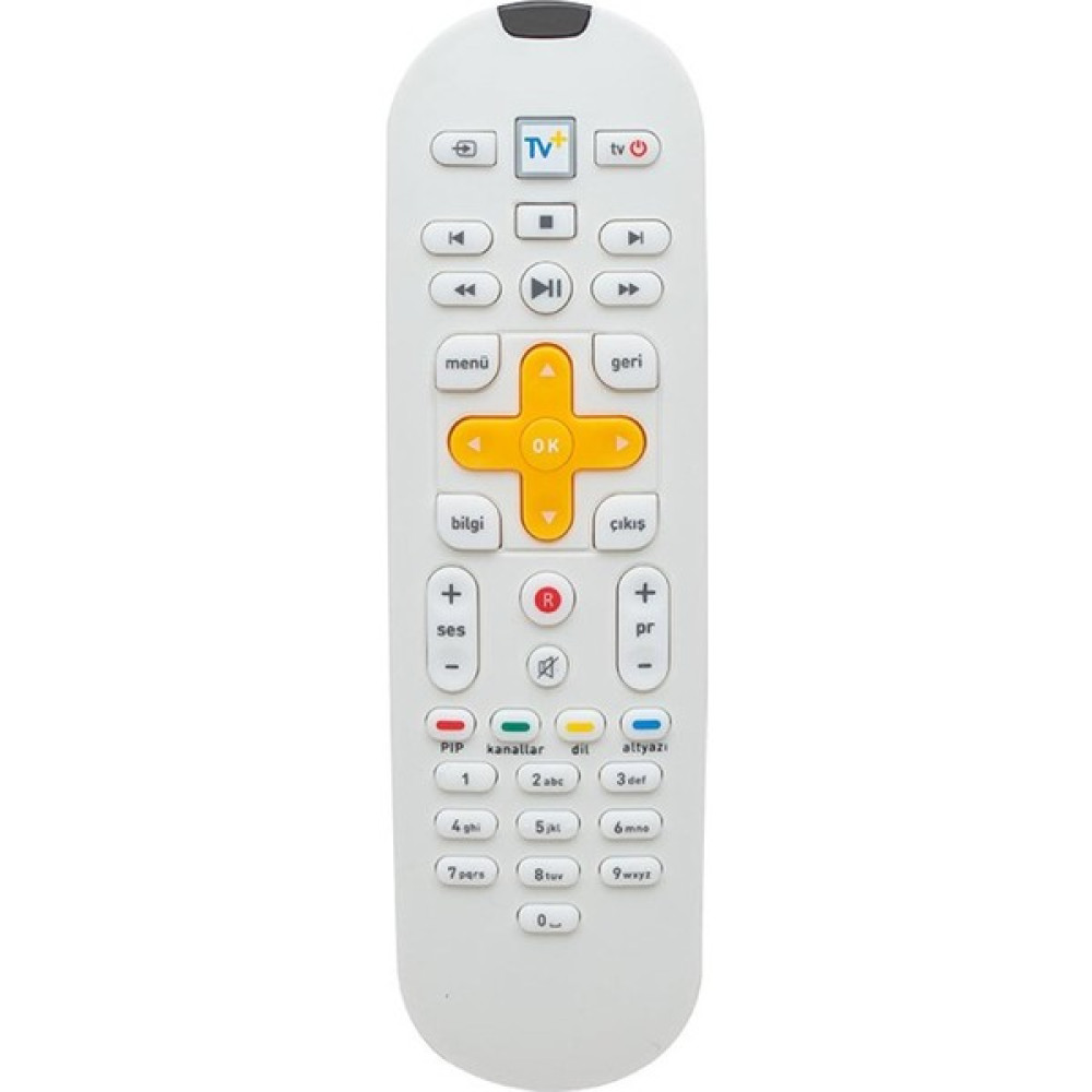 Turkcell Uydu Kumanda Turkcell Tv+ Plus Tuşlu Yazısız TV Aksesuarları Fiyatı