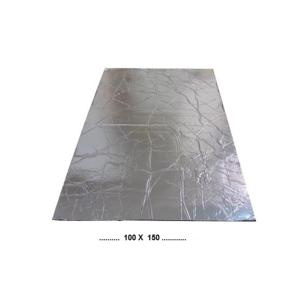 Türkeli Kaput Altı Alüminyum Folyolu Kaucuk Ses Yalıtım Levhası 6-9 mm 100X150 - 6 mm - 100 x 150 Dış Cephe Yalıtım Malzemeleri Fiyatı
